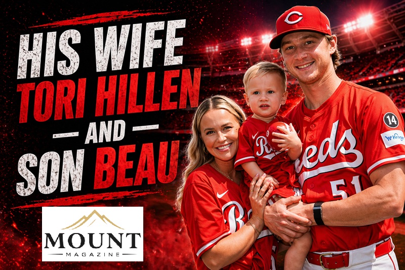 His Wife Tori Hillen and Son Beau